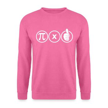 Pi fois pouce - Sweat-shirt Unisexe - rose - Devant