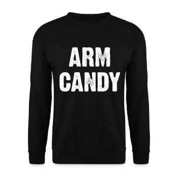Bras Bonbon - Sweat-shirt Unisexe - noir - Devant - Alina (178cm) & Michal (187cm)
