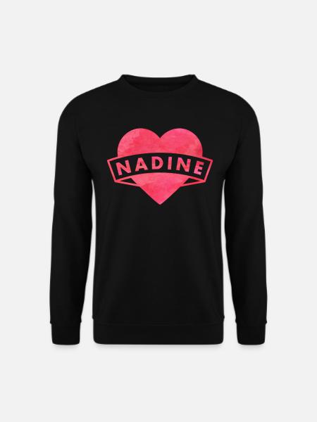 Nadine - Unisex Pullover - Schwarz