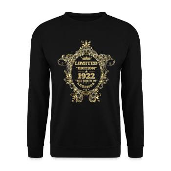 Limited Edition 1922 - Unisex Sweatshirt - black - Front - Alina (178cm) & Michal (187cm)