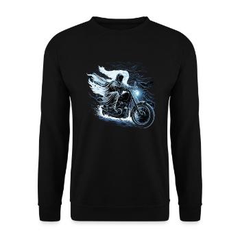 Horreur Moto - Sweat-shirt Unisexe - noir - Devant - Alina (178cm) & Michal (187cm)