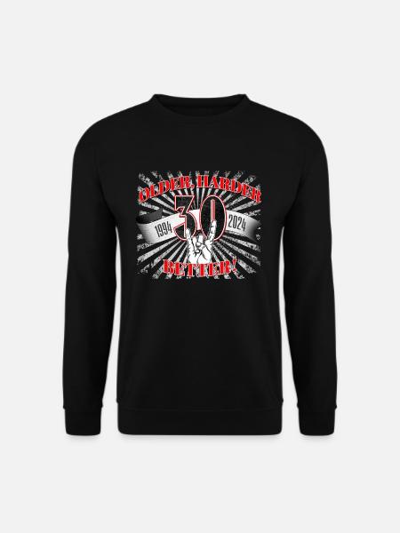 30zigster Geburtstag eines Metalfan - Unisex Pullover - Schwarz