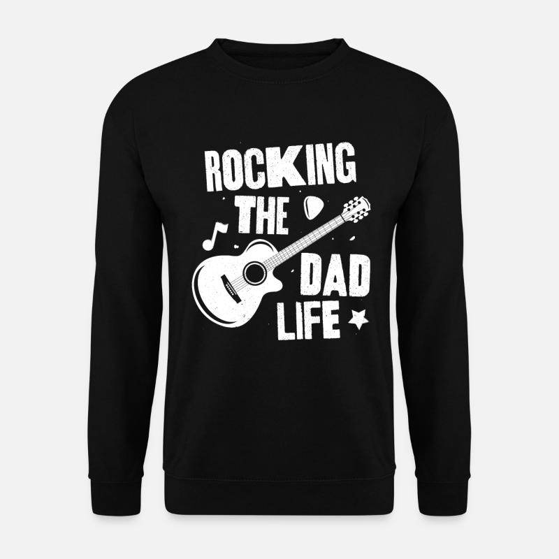 Rocking the Dad Life - Unisex Sweatshirt - black