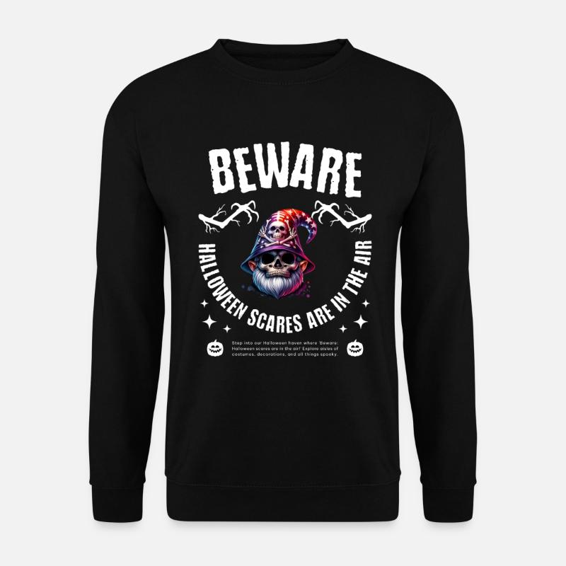 Beware Halloween Party - Unisex Pullover - Schwarz