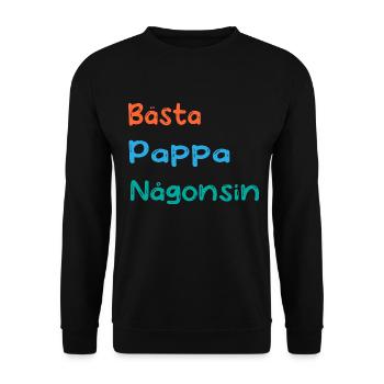 Meilleur père jamais amoureux de la fête des pères - Fête des pères - Sweat-shirt Unisexe - noir - Devant - Alina (178cm) & Michal (187cm)