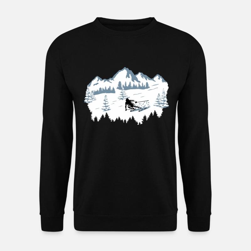 Skiing, Skiing, Skiing, Snow - Unisex Sweatshirt - black