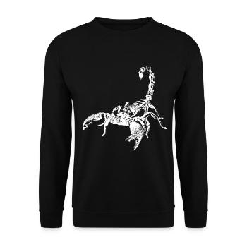 Scorpio - Unisex Sweatshirt - black - Front - Alina (178cm) & Michal (187cm)