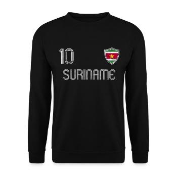Suriname équipe de football - Sweat-shirt Unisexe - noir - Devant - Alina (178cm) & Michal (187cm)