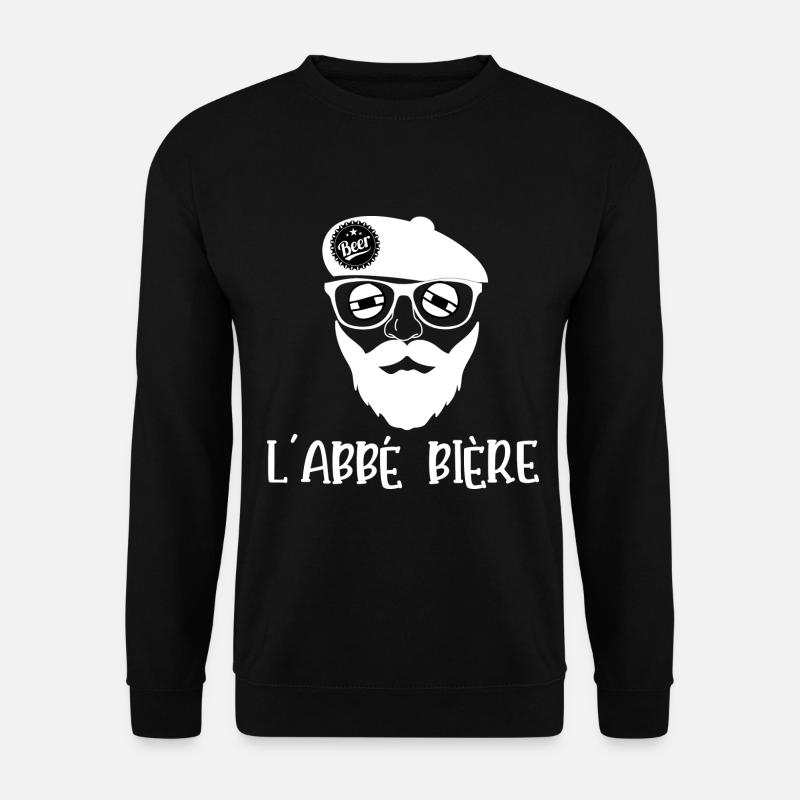 l'abbé bière - Sweat-shirt Unisexe - noir