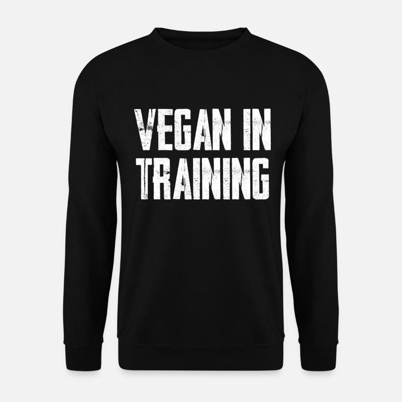 Vegan In Training - Unisex Sweatshirt - black
