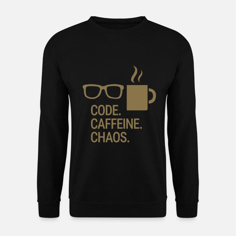 Code. Caffeine. Chaos. - Unisex Pullover - Schwarz