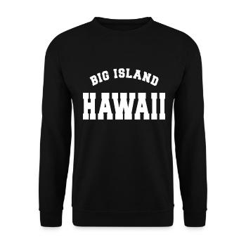 BIG ISLAND HAWAII KONA TRIATHOLN TRIATHLÈTE - Sweat-shirt Unisexe - noir - Devant - Alina (178cm) & Michal (187cm)