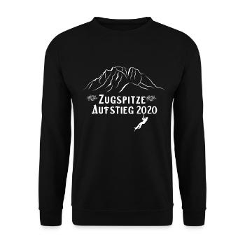 Zugspitze - Unisex Pullover - Schwarz - Vorne - Alina (178cm) & Michal (187cm)