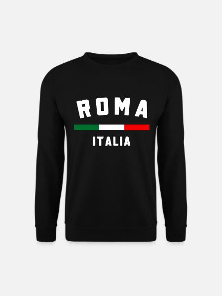 Roma Italien T-Shirt - Roma Italia Tee - Unisex Pullover - Schwarz