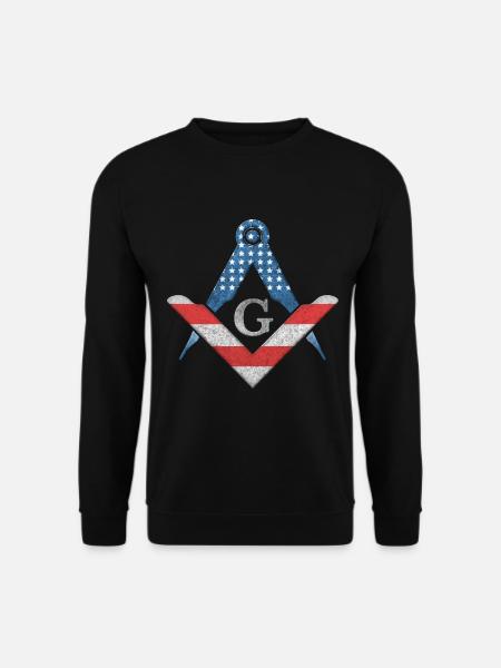 Masonic Freemasonry Fraternal - Unisex Pullover - Schwarz