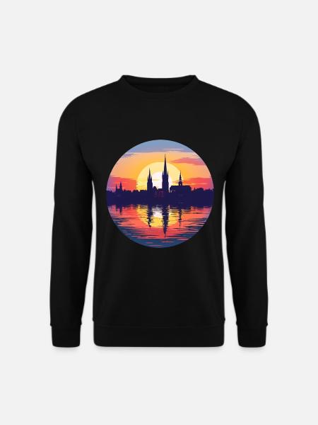 Erfurt Skyline - Unisex Sweatshirt - black
