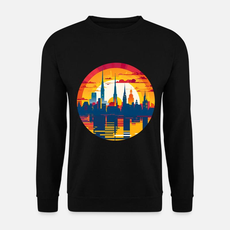 Düren Skyline - Unisex Sweatshirt - black