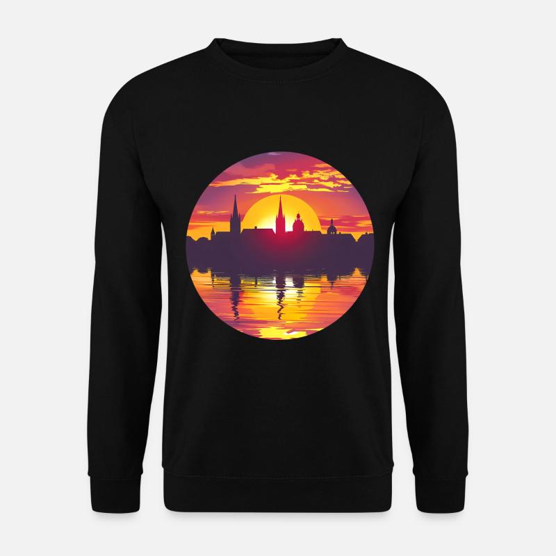 Fürth Skyline - Unisex Sweatshirt - black
