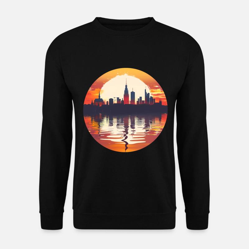 Gieben Skyline - Unisex Pullover - Schwarz