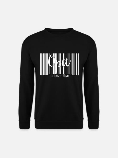 Opa Geschenk unbezahlbar Bester Opa Geburtstag - Unisex Pullover - Schwarz