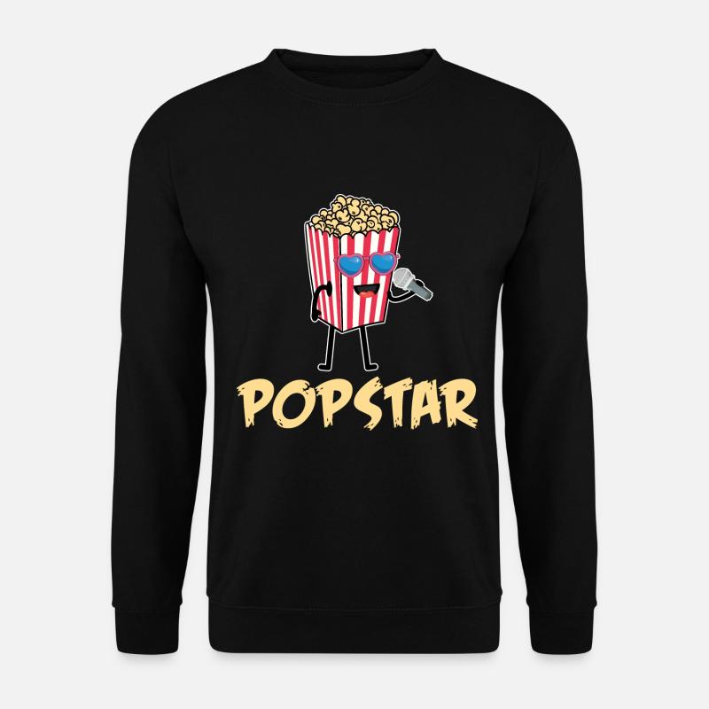 Popcorn - Unisex Sweatshirt - black