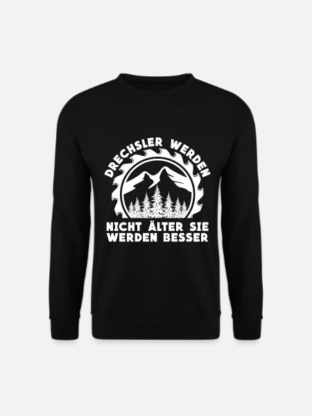 Drechseln Tischler Drechslerei Schreiner Drechsler - Unisex Pullover - Schwarz
