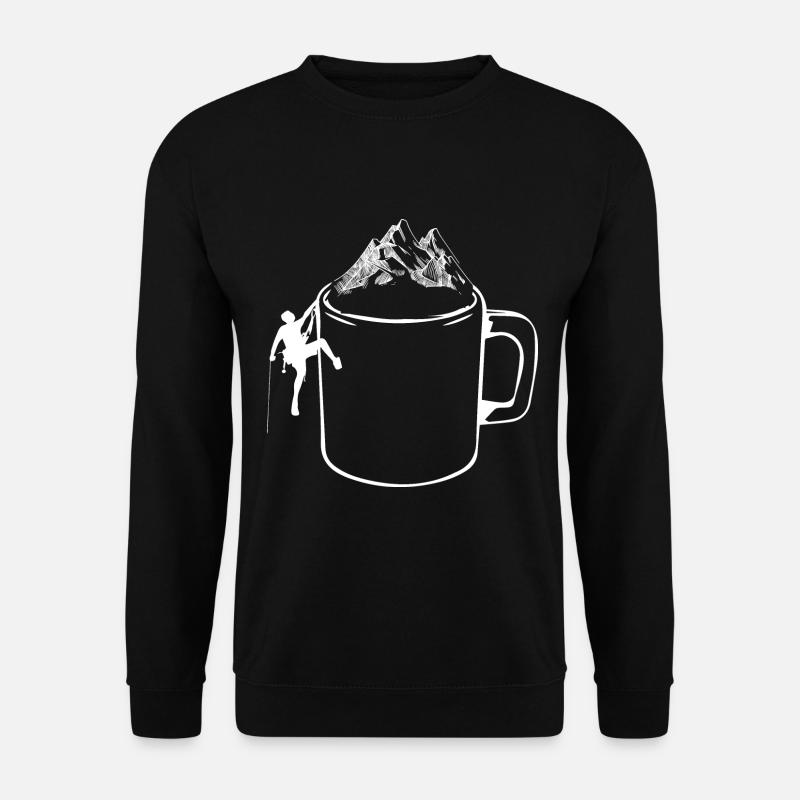 Berg - Klettern - (12) - Unisex Pullover - Schwarz