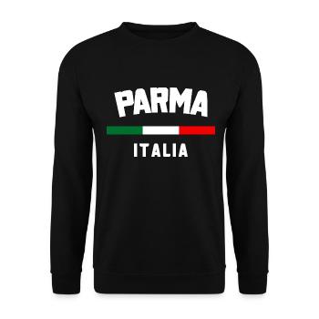 Parma Italia - Sweat-shirt Unisexe - noir - Devant - Alina (178cm) & Michal (187cm)