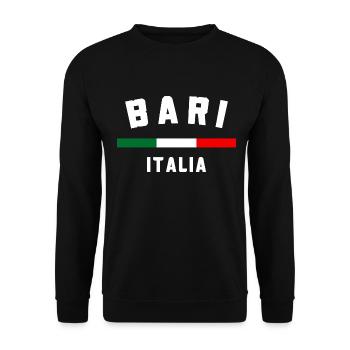 Bari Italien - Unisex Pullover - Schwarz - Vorne - Alina (178cm) & Michal (187cm)