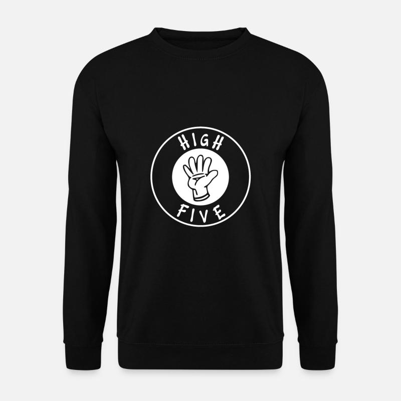 High Five - Gib mir Fünf - Unisex Pullover - Schwarz