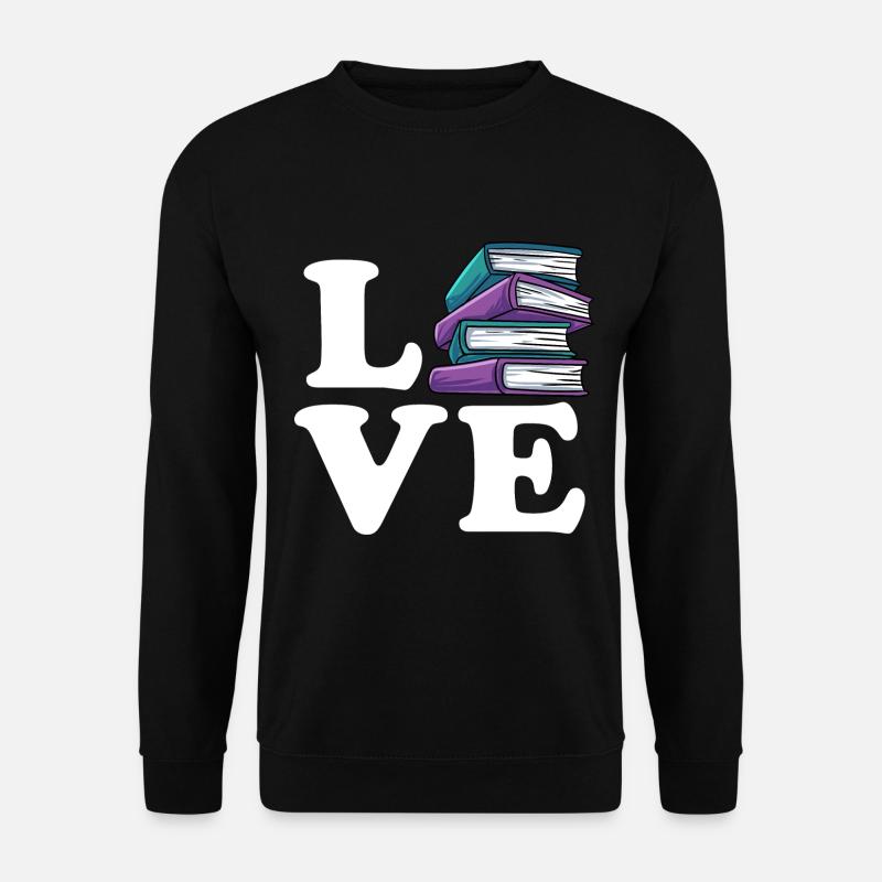 Lesen - Unisex Pullover - Schwarz