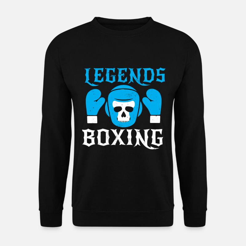 Boxen Boxer Boxhandschuhe Boxverein Boxclub - Unisex Pullover - Schwarz