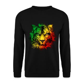 Kongo Republik - Unisex Pullover - Schwarz - Vorne - Alina (178cm) & Michal (187cm)