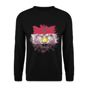 Ägypten - Unisex Pullover - Schwarz - Vorne - Alina (178cm) & Michal (187cm)