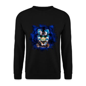 Falkland Islands - Unisex Sweatshirt - black - Front - Alina (178cm) & Michal (187cm)