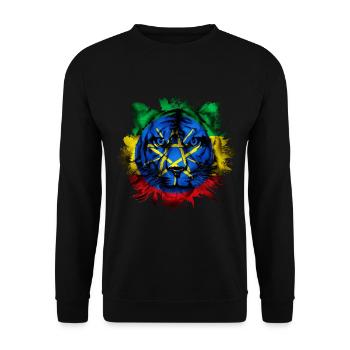 Éthiopie - Sweat-shirt Unisexe - noir - Devant - Alina (178cm) & Michal (187cm)