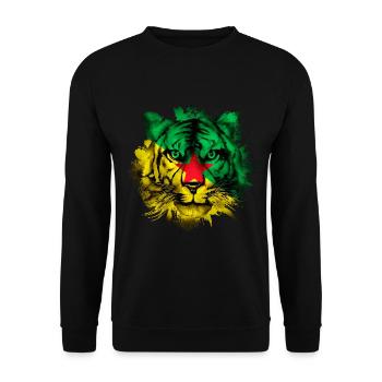 French Guiana - Unisex Sweatshirt - black - Front - Alina (178cm) & Michal (187cm)