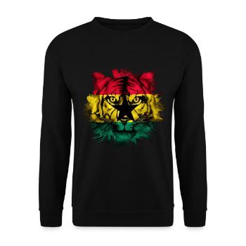Ghana - Sweat-shirt Unisexe - noir - Devant - Alina (178cm) & Michal (187cm)