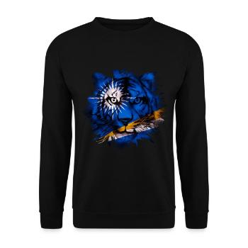 Marshall Islands - Unisex Sweatshirt - black - Front - Alina (178cm) & Michal (187cm)