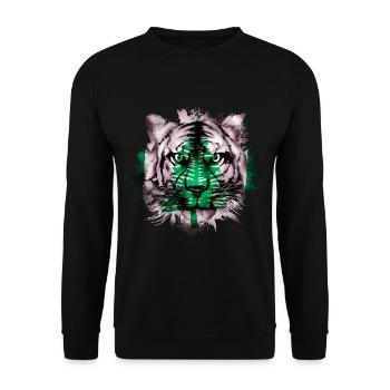 Norfolk Island - Unisex Sweatshirt - black - Front - Alina (178cm) & Michal (187cm)