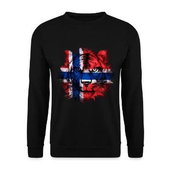Norvège - Sweat-shirt Unisexe - noir - Devant - Alina (178cm) & Michal (187cm)