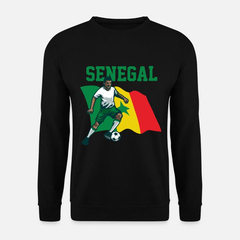 Senegal Afrika Geschenkidee - Unisex Pullover - Schwarz