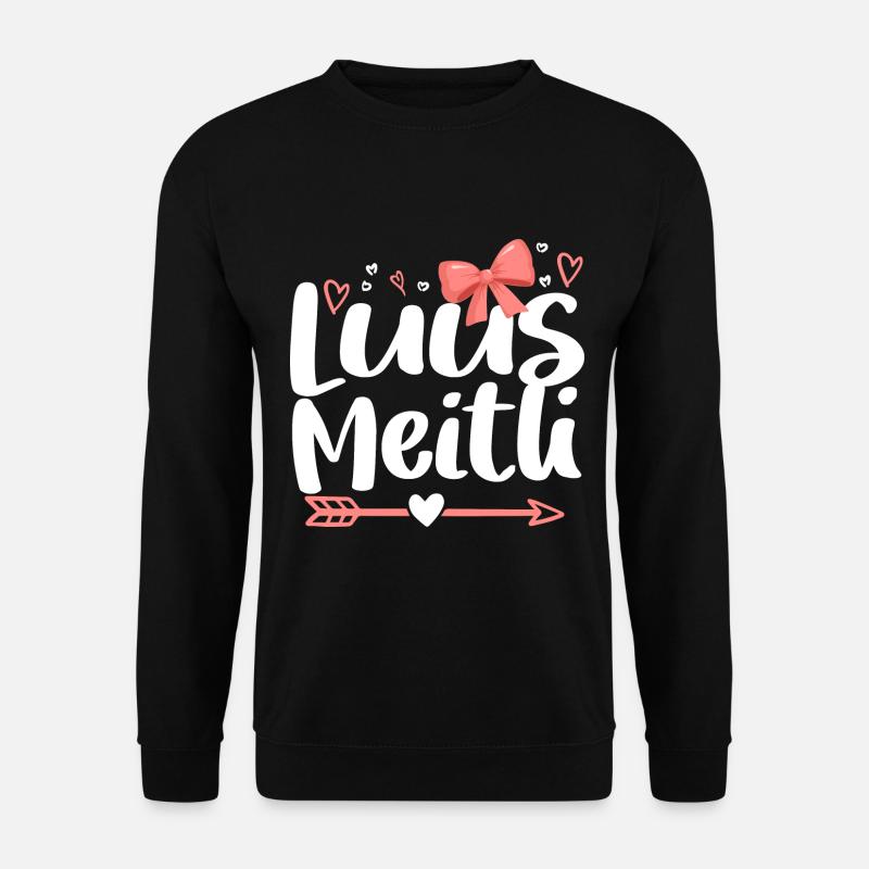 Luus Meitli Lausmensch - Unisex Pullover - Schwarz