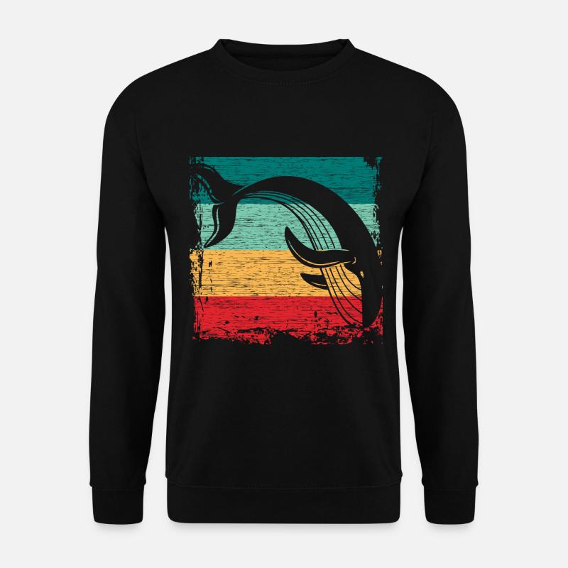 whale - Unisex Sweatshirt - black