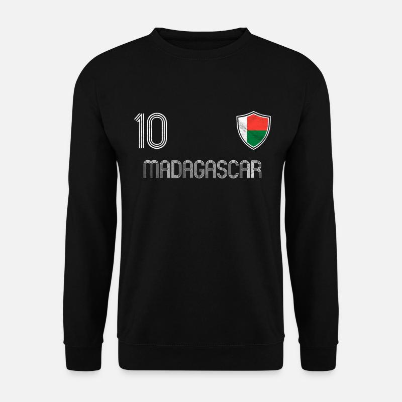 Madagaskar Fußball Mannschaft - Unisex Pullover - Schwarz
