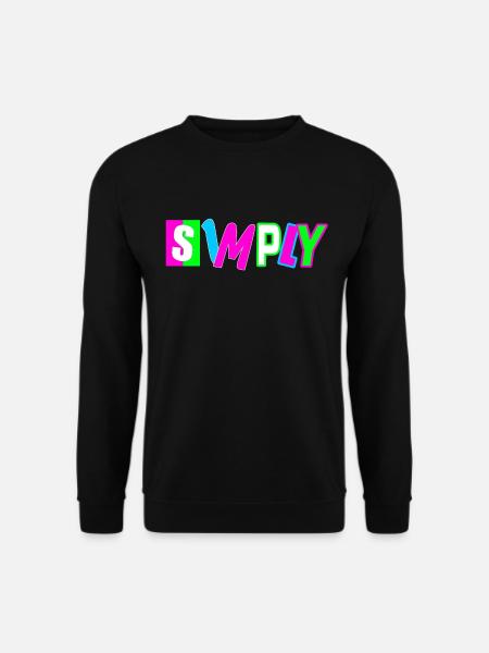 Simplement - Sweat-shirt Unisexe - noir