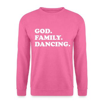 God Family Dancing - Unisex Sweatshirt - pink - Front