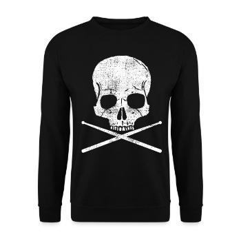 Drumsticks Drummer - Sweat-shirt Unisexe - noir - Devant - Alina (178cm) & Michal (187cm)