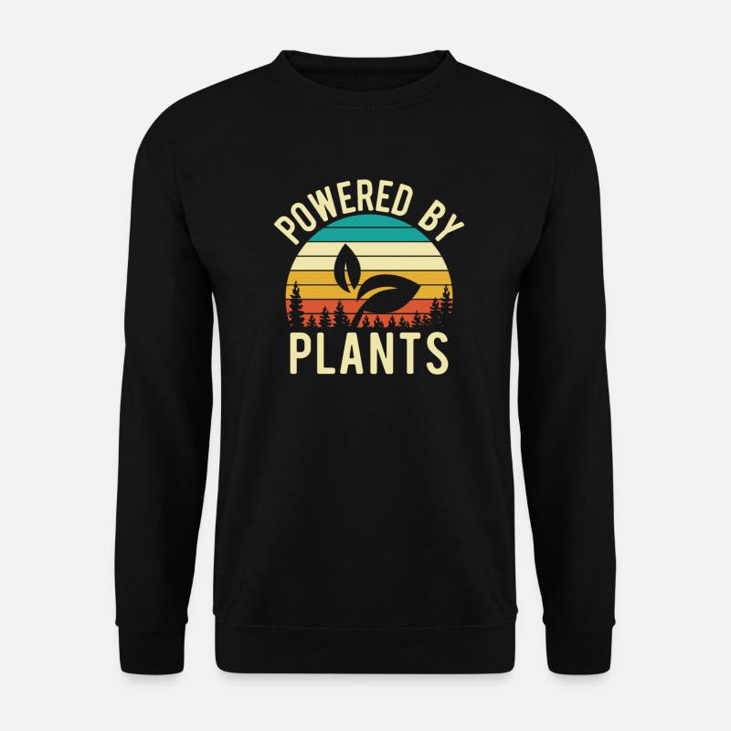 Vegan Powered by Plants - Unisex Pullover - Schwarz