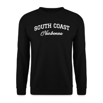SOUTH COAST Narbonne - Unisex Sweatshirt - black - Front - Alina (178cm) & Michal (187cm)
